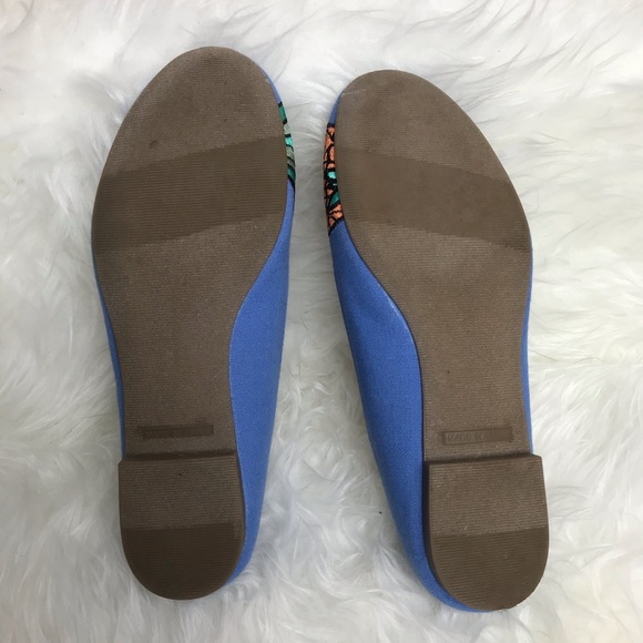 Blue Pineapple Slip-On Flats Size 7 Medium - Picture 4 of 8